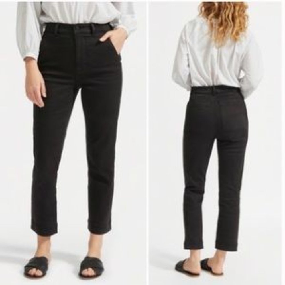 Everlane Slim Leg Crop Black